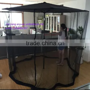 Outdoor Garden Umbrella and Table Sent Mousquito Mesh Net Screen thumbnail-1
