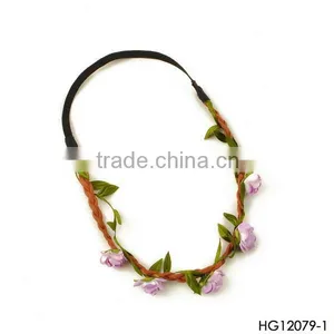Affordable Beach Weddings Headband Leather Braided Headband thumbnail-1