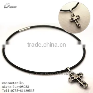 New Product 2016 Innovative Product Titanium Germanium Negative Ion Necklace thumbnail-4