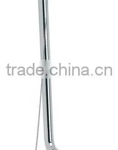 Classic Bathroom Drain and Overflow With Chain Plug Chrome Finish thumbnail-1