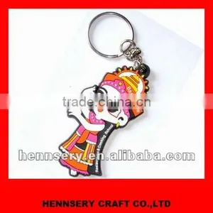 3D Soft Pvc Rubber Plastic Keychain thumbnail-1
