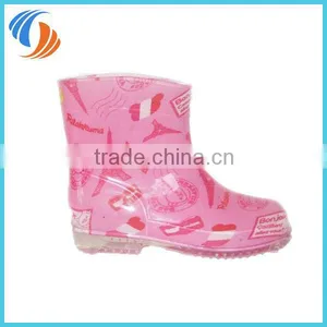New PVC Printing Kids Rain Boots thumbnail-4