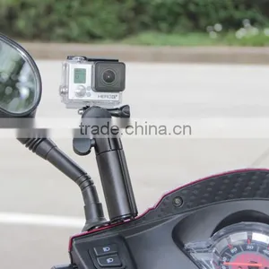 Universal Metal Material 1/4" Screw Head Scooter Mount for Digital Camera Car DVR Mobile Phone Motorcycle Mirror Stand Holder thumbnail-6