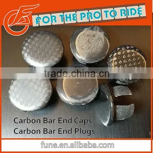 3K Clear Coating Bicycle Carbon Handlebar End Cap thumbnail-2