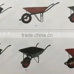 Hot Sale Wheelbarrow Heavy Duty Wheelbarrows for Sale Narrow Wheelbarrow thumbnail-1