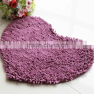 Polyester Shaggy Rug and Mat Chenille Room Mat thumbnail-1