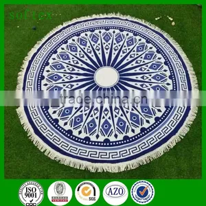 Low Moq Cheap Roundie Beach Towel With Fringe thumbnail-2