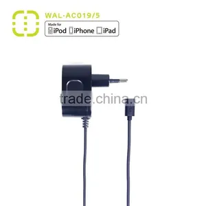 MFI Certified Universal Wall Charger With EU Plug 2.1A thumbnail-1
