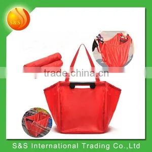 New Design Eco Friendly Foldable Shopping Trolley Bag thumbnail-1