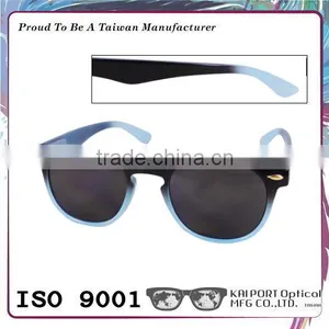 Trendy Round Shape Gradient Colour Super Vintage Retro Sunglasses thumbnail-1