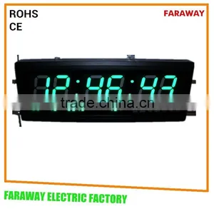 3" Red,green,blue Digital Led Wall Clock thumbnail-3