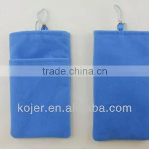 Promotion Drawsting Velvet Bag Leather Pouch thumbnail-1