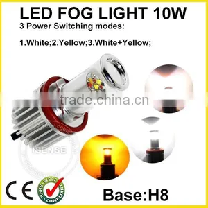 2015 Double Color Three Modes Newly Design DC9-30V 10W Led Fog Lamp, 9006 Hb4 9005 Hb3 H7 H8 H9 H10 H11 Car Led Fog Light thumbnail-1