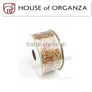 2014 Beautiful and Bronzing Chrismas Ribbon for Chrismas thumbnail-1