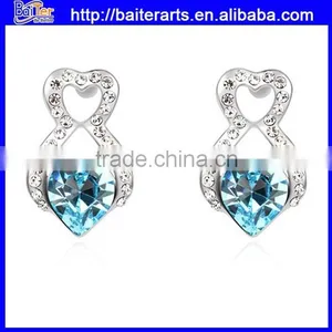 Gold Plated Alloy Crystal 2015 Women Fashion Earring thumbnail-1