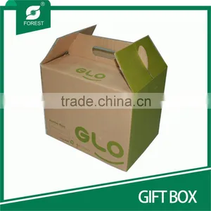 DISPOSABLE CORRUGATED PAPER CARTON FOR SHIPPING GIFT thumbnail-1