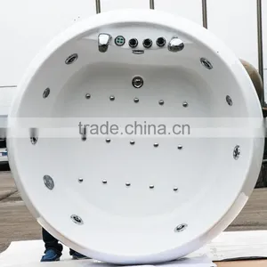 CUPC Acrylic Big Round Bathtub, Bath Tub Round,1000mm Round Bathtub thumbnail-4