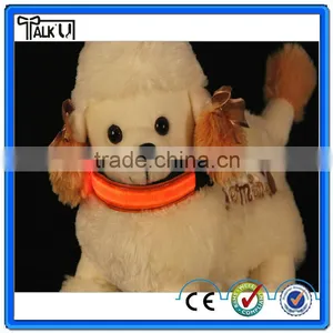 Wholesale Nylon Glowing Various Color Flahsing Light Led Pet Dog Collar, Electronic Waterproof Flash Light Led Dog Collar thumbnail-4