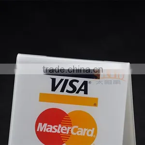 Advertisement Printing V Shape Acrylic Advertisement Sign thumbnail-5