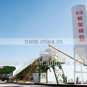 2014 Hot Sale Trailer Type Mobile Concrete Bacthing Plant thumbnail-2