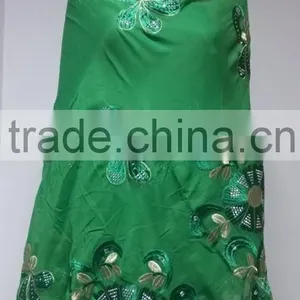 SCF-0120 Latest Design Nice Pattern Embroidery Soft Material High Quality Fashion Women Long Scarf for Clearence Sale thumbnail-1
