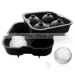 Arrival Silicone Spherical Round Ball DIY Ice Cube Tray Maker Mold Bar Kitchen thumbnail-3