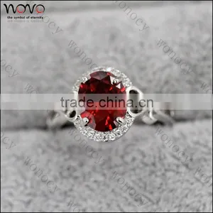 316L Stainless Steel High Quality Polished Infinity Love Crystal Wedding Ring Jewelry thumbnail-1