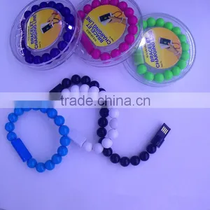 Colourful Newly Design Braclet USB Data Cable For IPhone thumbnail-4