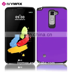 TPU Case Manufacturer Guangzhou Dual Layer Slim Armor Combo Case for LG Stylo2 Plus MS550 K530 K536 thumbnail-4