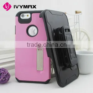 Factory Wholesale Special Design for Apple Iphone6 Holster Holder 2 in 1 Mobile Phone Case thumbnail-2