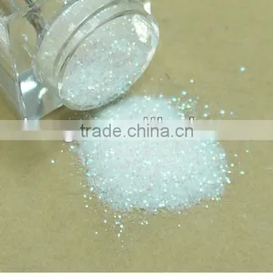 PET .008" Rainbow White Solvent Resistance UV Resistance Glitter Powder thumbnail-3