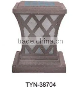 IP65 RA>70 PF>0.9 Fahion Design Solar Lawn Light Bollard Lamp in Zhongshan China thumbnail-1