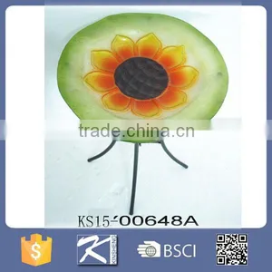 Kinsheng New Product Garden Decoration Glass Bird Bath thumbnail-1