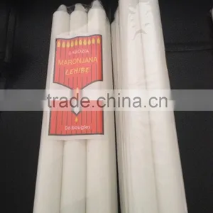 Cheap Household White Candle/pure Wax Stick Pillar Candle thumbnail-3
