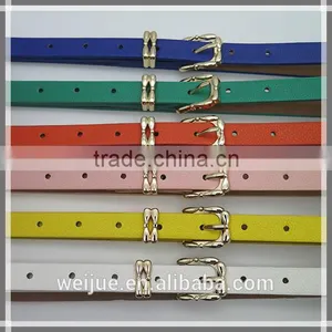 Fashion Leather Belt With Tinny Bow Tie for Women thumbnail-1