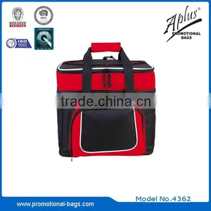 Fashion Pure Color PP Woven Tape Padded Handle Cooler Bag thumbnail-2