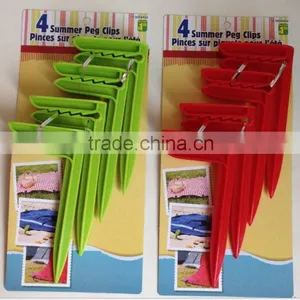 High Quality and Lightweight Plastic Pegs Stakes for Beach Towel and Blanket thumbnail-3