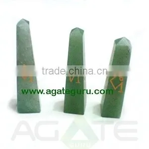 Green Aventurine Arch Angel Tower : Reiki Stones thumbnail-1