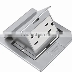 Ultra Thin Pop up Floor Box Floor Socket With Functional Part thumbnail-1