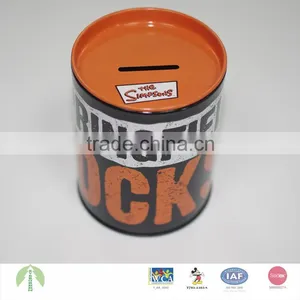 Hot Sale Custom Money Saving Tin Can Box With Slot thumbnail-6