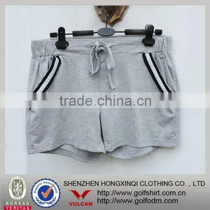 Fitness Comfprtable Gray Cotton Shorts thumbnail-1