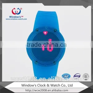 LED Multi-color Watch Touch Screen Waterproof Watch thumbnail-1