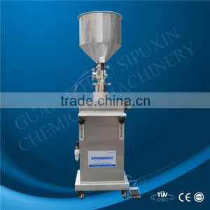 Spx Semi Automatic Cream Paste Filling Machine for Jams/butter/cosmetics thumbnail-1