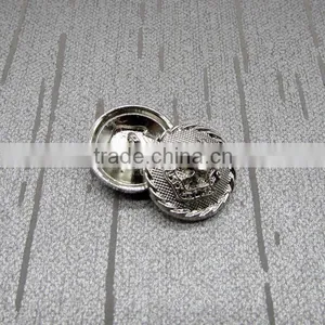 Silver Shields Alloy Sewing Button Metal Buttons thumbnail-1