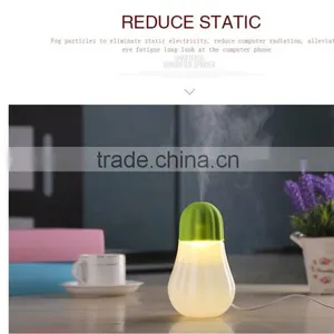 350ml Ultrasonic Mini Cool Mist Humidifier With Led Nightlight for Hot Summer thumbnail-1