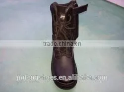 Fashion Military Boots Low Price Safety Shoes With Side-zip PU/rubber Outsole Steel Toe thumbnail-4
