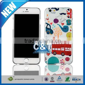 C&T Color Printing Hard PC Plastic Rubber Snap On Cute Phone Cases for IPhone 6s 4.7 Inch thumbnail-3