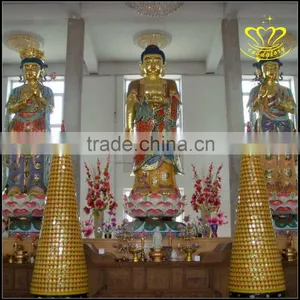 Maitreya Buddha Casting Bronze Statue of the Temple of the Temple Worship Buddha Sculpture thumbnail-3