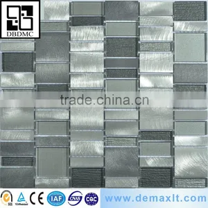 2016 Hot Sale Installing Mosaic Wall Tile Metal and Glass Mosaic for Livingroom thumbnail-1
