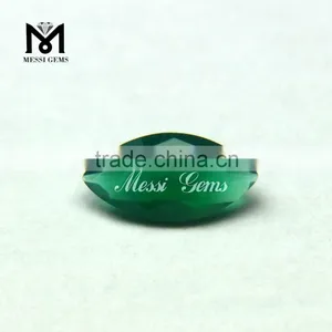 3x6mm Marquise Cut Natural Green Precious Agate Gemstone thumbnail-3